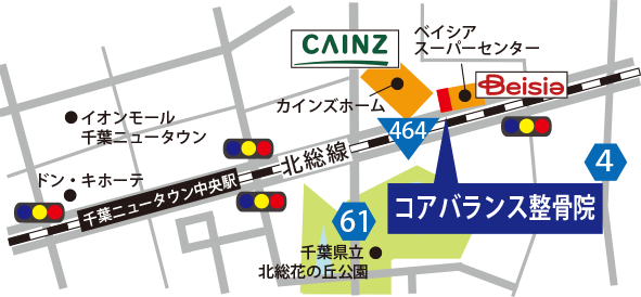 コア・カイロプラクティック錦糸町の地図画像